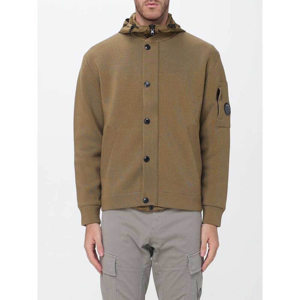 C.P. Company Men C.P. Company Reversible Hooded Zip-Up Wool Cardigan
